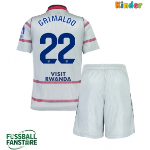 Atletico Madrid Alejandro Grimaldo #22 Replik 3rd trikot Kinder 2026-27 Kurzarm (+ Kurze Hosen)